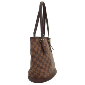 Louis Vuitton Bag Damier Bucket Marais Brown Ebene